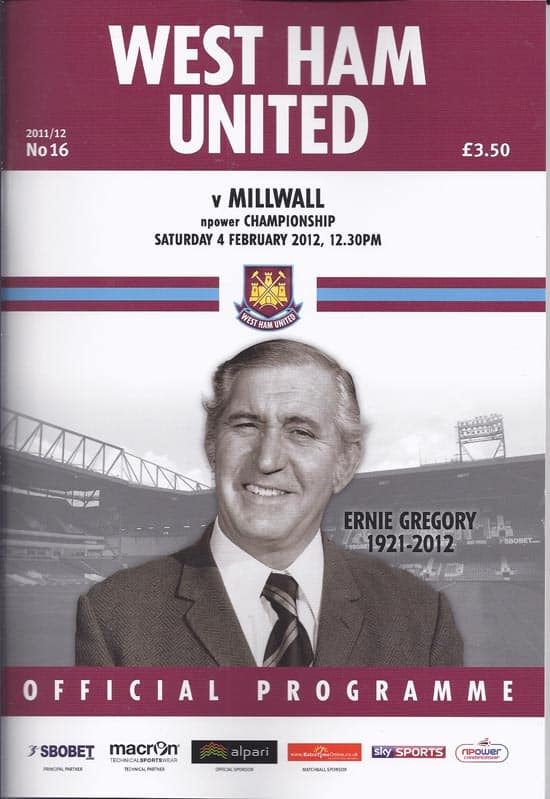 West Ham United FC v Millwall FC